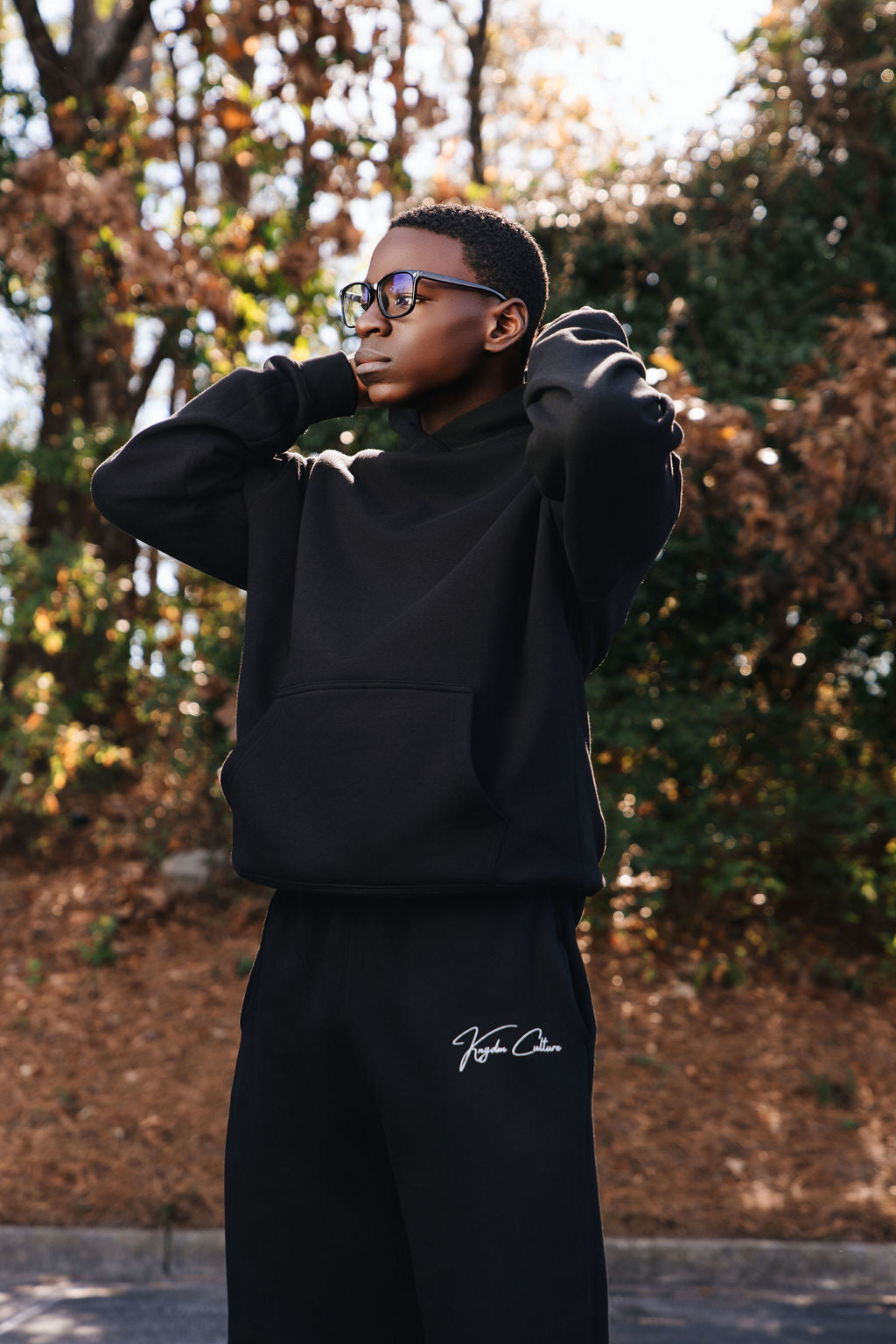 Black Kngdm Culture Sweatpants