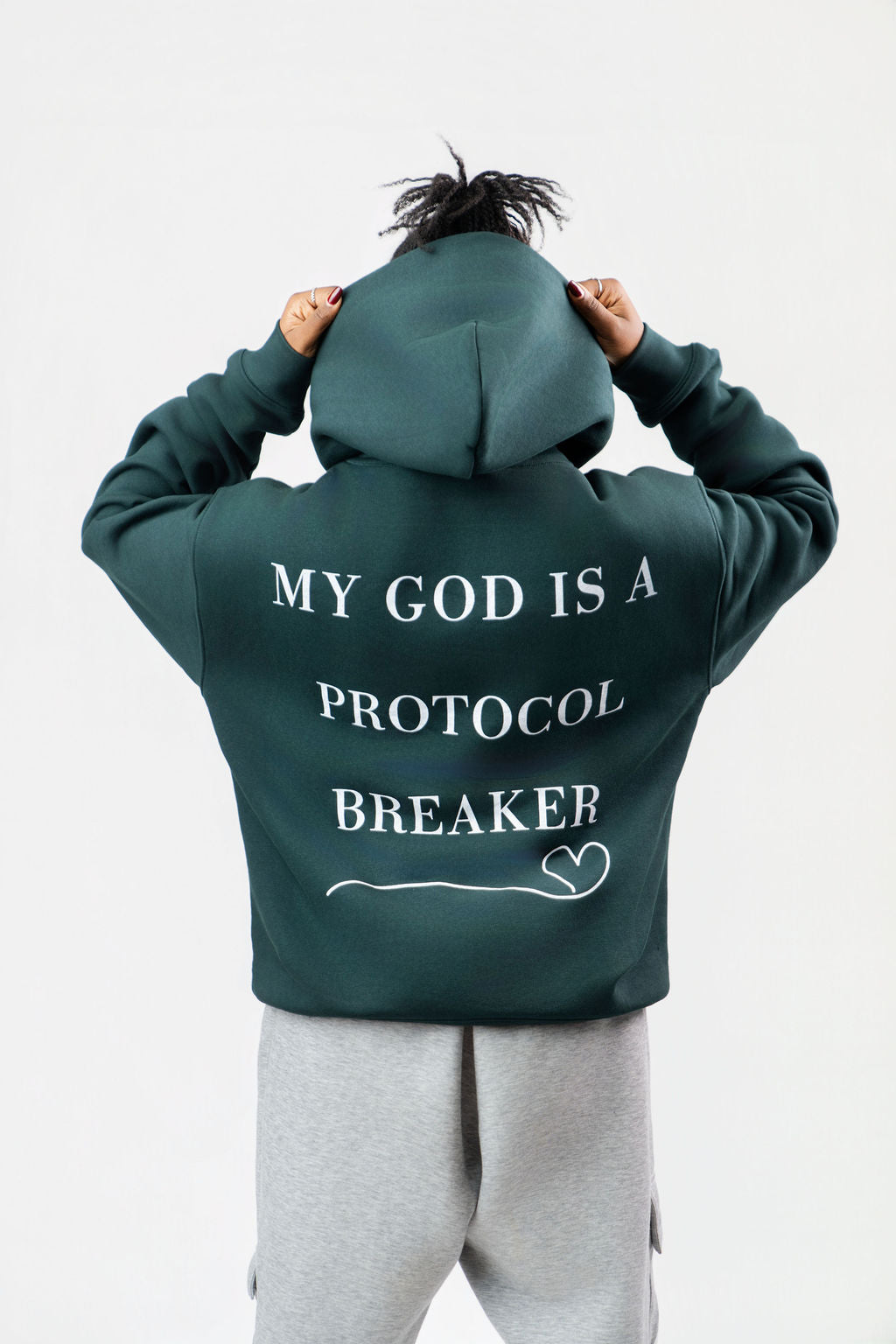 Green Protocol Breaker Hoodie